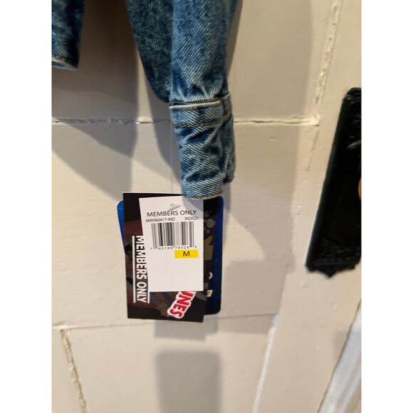 Space Jam x Members Only Looney Tunes Denim Jean Jacket M - Picture 5 of 8